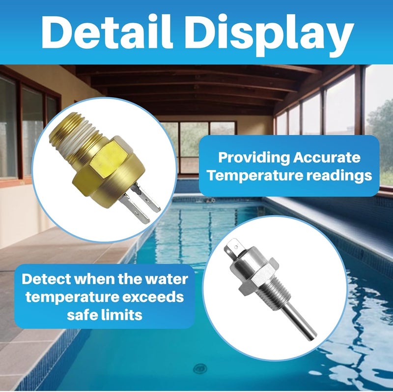 Idelen Stack Flue Sensor and Heater Thermistor and High Limit Switch Compatible with pentair Max-E-Therm 200 250 333 400 and masterTemp 125 175 200 250 250HD 300 400 400HD Pool and Spa Heaters - Image 5